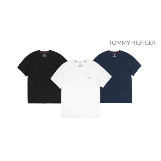 타미힐피거 남여공용 반팔 티셔츠 T3139