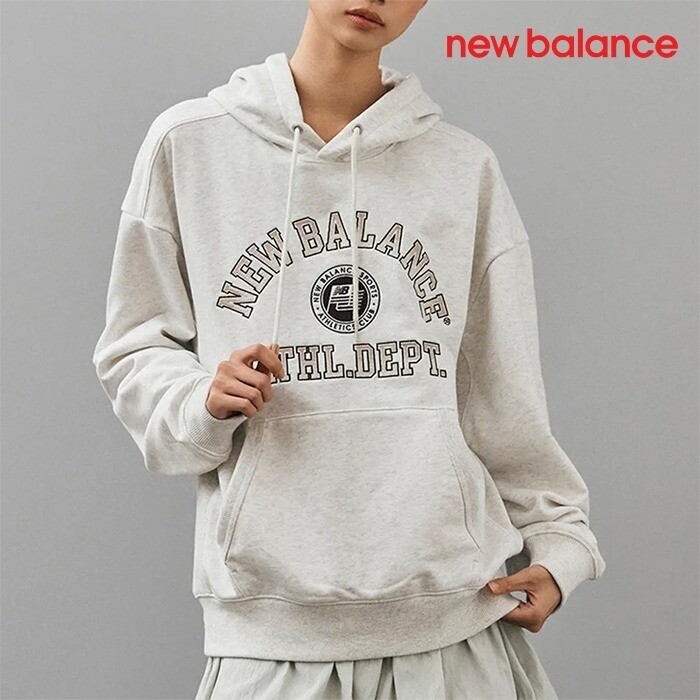 뉴발란스 뉴발란스 [뉴발란스]뉴발란스 후드티 /5- NBN0F41943 33 / UNI 컬리지 클럽 후드티(SEMI OVER FI)