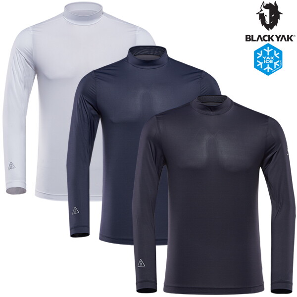 블랙야크레저 23SS 남성 냉감 소재 레이어 티셔츠 M포드아이스터틀넥티-1 1BYTSM3015