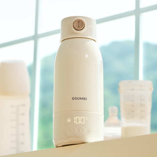 [꿈비][리턴특가]꿈비 휴대용 무선 분유포트 500ml 분유보온 100도 가열