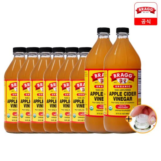 [브래그]★ 방송중에만1병더 [공식수입] 브래그 애사비 473mlX 6병 + 946ml X2병