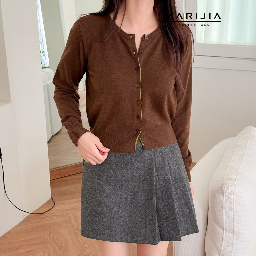 기타 (패플) [마리지아]포크니 카라 도톰 니트 MKTB31091