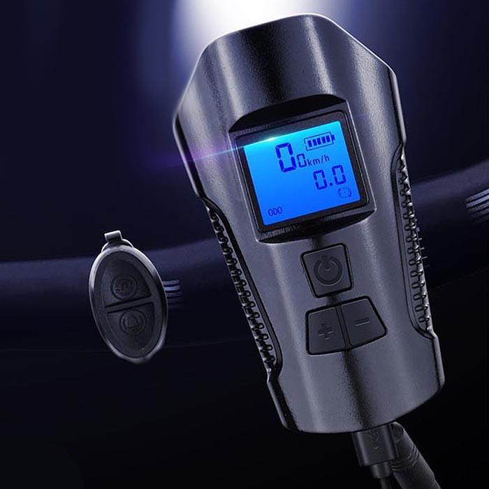 셀러허브잡화 부저 경적 라이트 점멸기 자전거 LED USB Coms 배터리내장 1200mA 알람 속도계