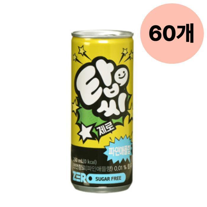 일화 셀러허브 식품 일화 탑씨 제로 파인향 탄산 음료 250ml 60개