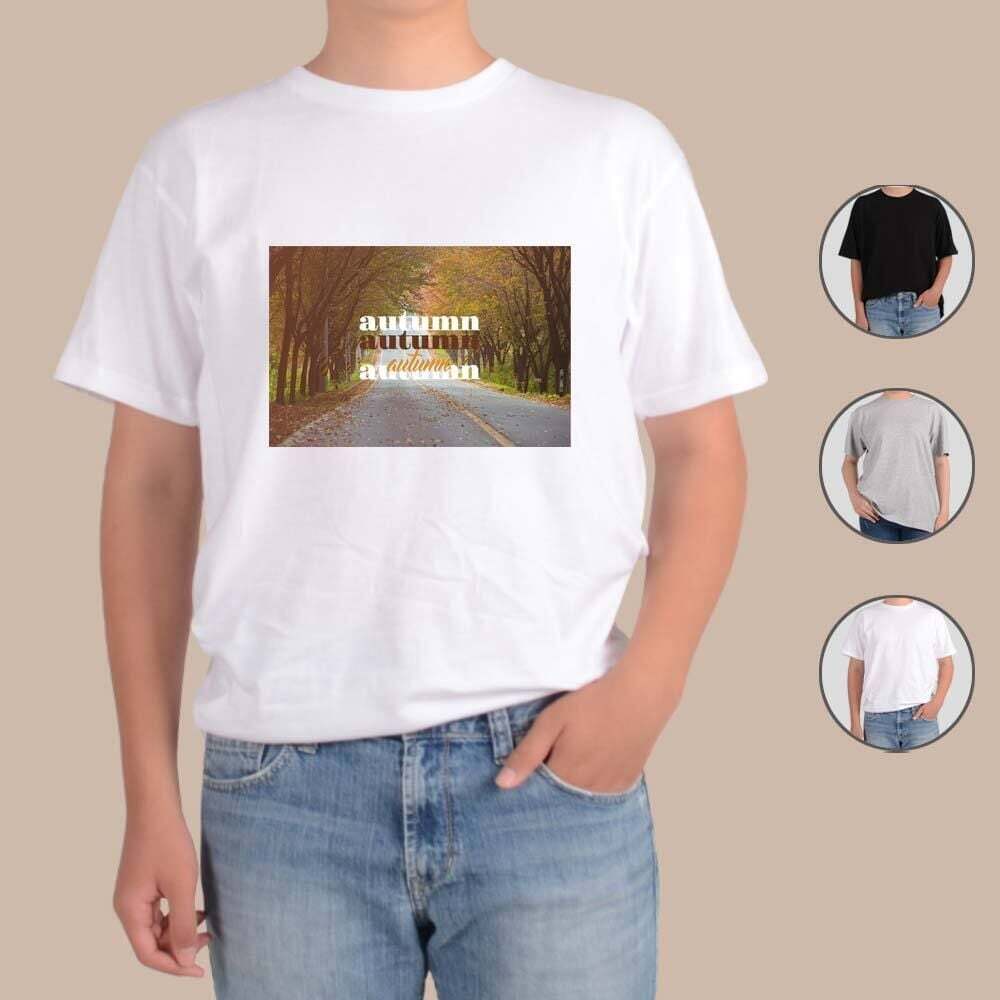 오너클랜 ATOGATO 단풍 낙엽 풍경 가을여행 8 맞춤 반팔티