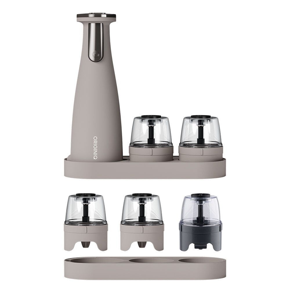 오리지니크 오리지니크 전동 후추 그라인더 빅컨테이너 풀세트 (본체1+컨5+빅컨1+트레이2)