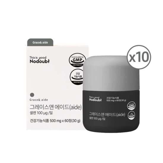 [노다웃]노다웃 그레이스앤 에이드 60캡슐 (1개월) X 10박스