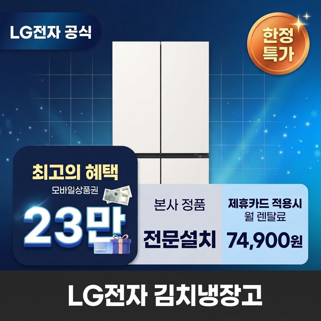 (주)교원프라퍼티 [렌탈]교원웰스 [렌탈] LG전자 김치냉장고렌탈 냉장고렌탈 LG 김치냉장고 렌탈 BS렌탈 <b>Z484GBB172</b> 60개월 87900/60개월 의무사용