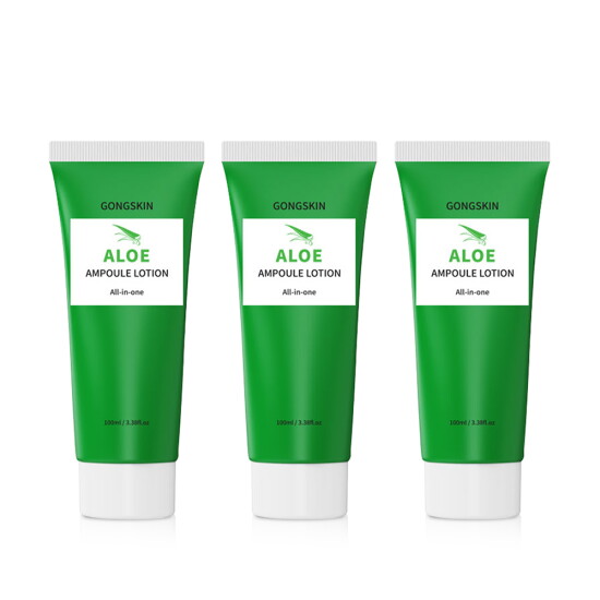 [바이오아]★반짝특가★ 공스킨 알로에 앰플 올인원 로션 100ml 3개