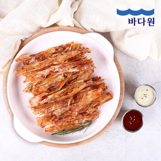 [바다원] 같이맞은 쥐포 400g x 2봉 와사비마요 x8 추가구성