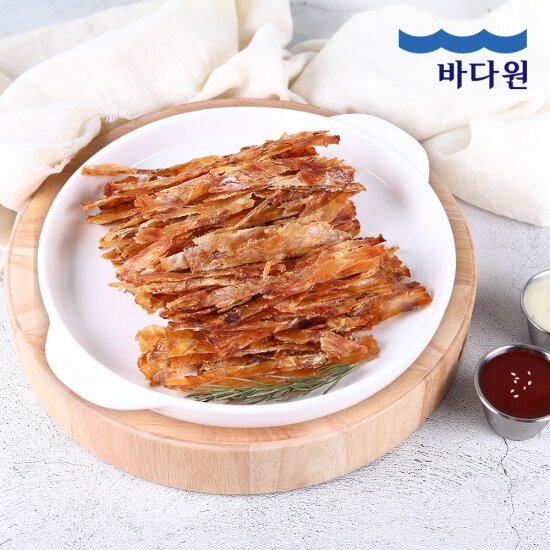 [바다원] 같이맞은 쥐포 400g x 2봉 와사비마요 x8 추가구성