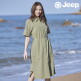 [지프]여성 23SS ALL-WEATHER 셔츠원피스 + 반바지 SET