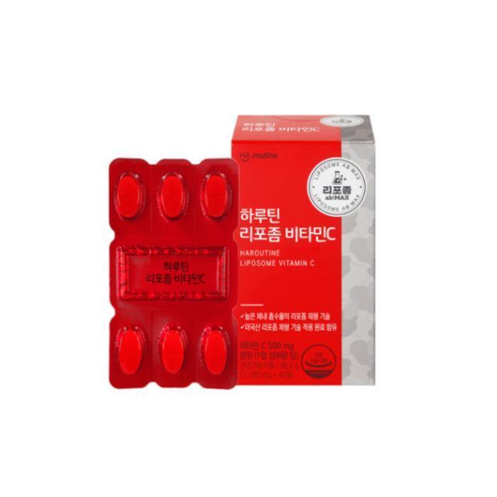 (주)우리바이오 셀러허브 식품 하루틴 리포좀 식물성 비타민C  1100mg 42정