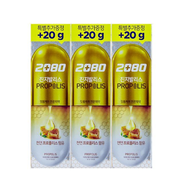 오너클랜 BTM 2080 진지발리스 치약 140g 3입