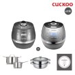 [6인용] IH 메탈릭 에코 풀스텐 압력밥솥 (CRP-DHS068FD/FS) ★라츠 냄비 2종+라츠 28cm찜기+이중모션패킹 2p★