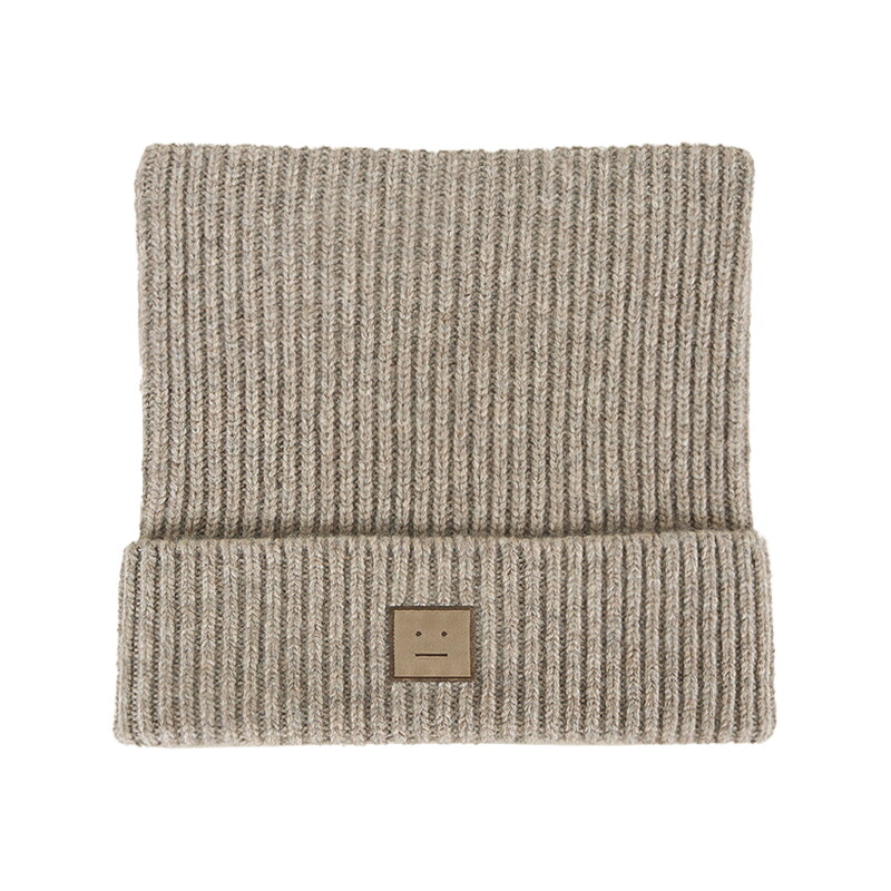 상세참조 아크네(백남성) 아크네 스튜디오 25FW 페이스 패치 스퀘어 울 비니 C40426 DRN