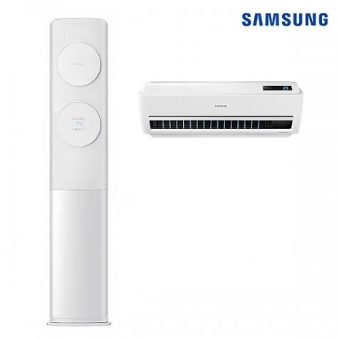 [렌탈]삼성전자 삼성 무풍 클래식 2in1 에어컨 IoT 17평+6평/  AF17T7974WSRS/60개월 의무사용