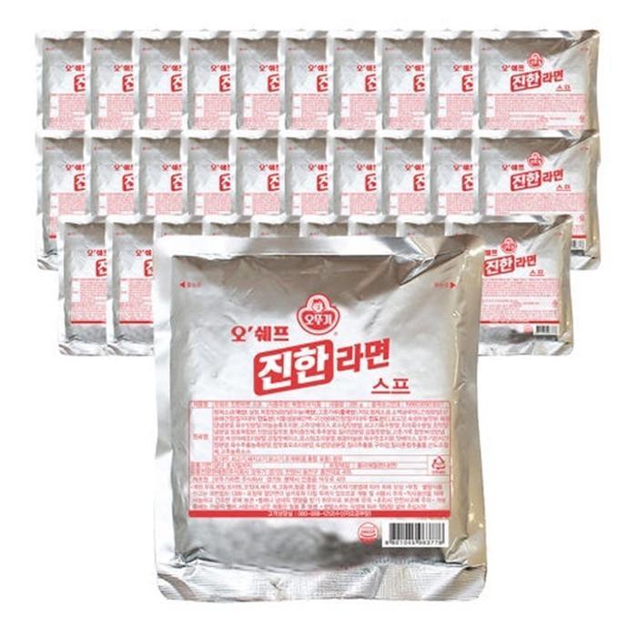 셀러허브 식품 오뚜기 오쉐프 진한 라면스프 285g 30개
