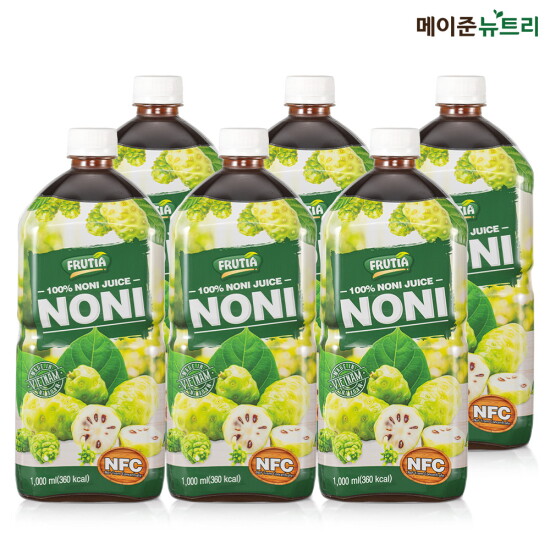 [메이준뉴트리][메이준뉴트리] NFC 프루티아 100% 노니주스 원액 (1,000mlⅹ6병)