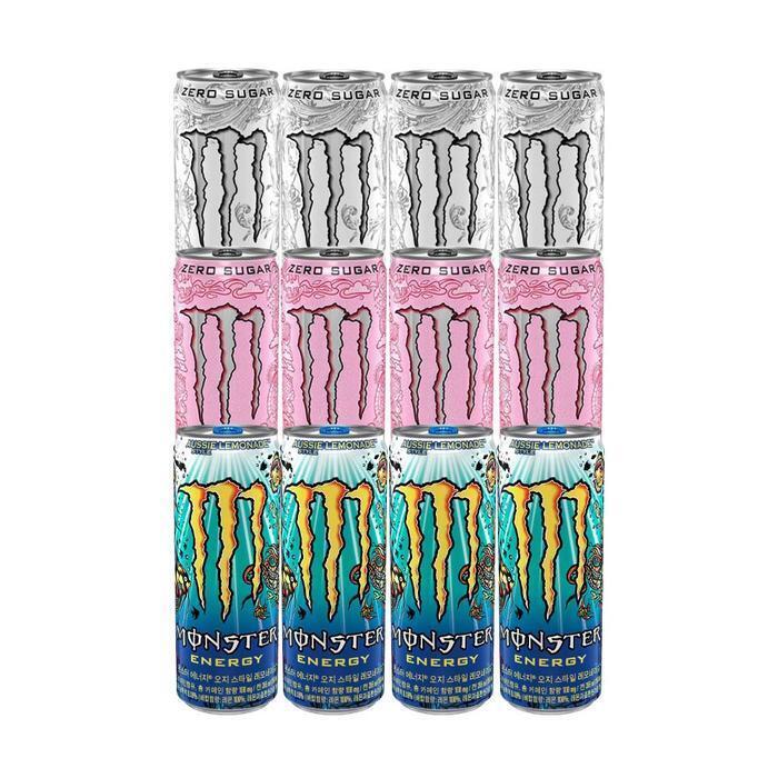 사진첨부/상세페이지 참조/사진첨부 해태 [해태]몬스터 에너지 355ml 울트라 4개 레모네이드 4개 스트로베리 4개 (32331369)