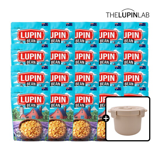 [더루핀랩]더루핀랩 호주산 루핀콩 300g x20봉 + 저당밥솥