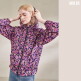 [안나수이]☆퍼플컬러☆24 Summer 오리지널 프린트 라이트 점퍼