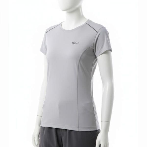 랩(아웃도어) 랩 RAB 여성 포스 티셔츠 등산 반팔 기능성 다크퓨터 QBL-06-DPW