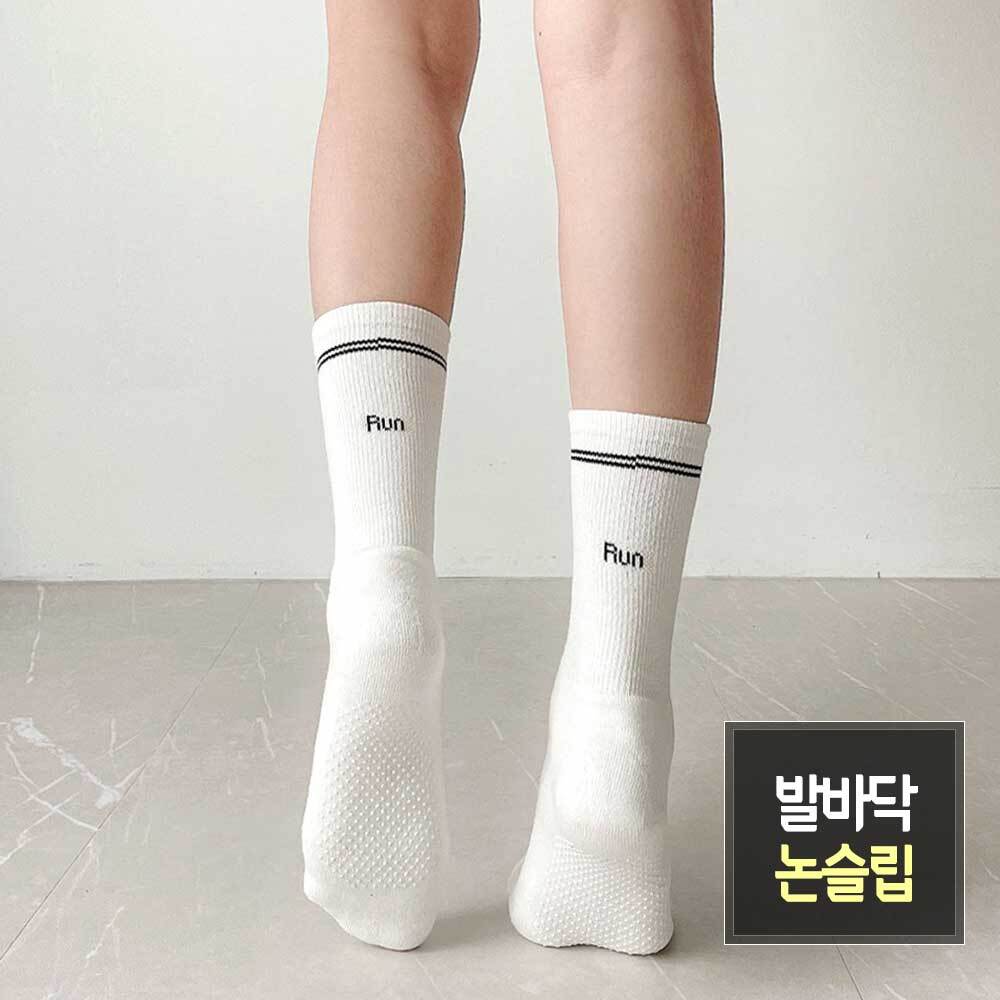 메리삭스 [메리삭스] 런데이 조거 논슬립 운동양말 3족 세트 / 여성양말