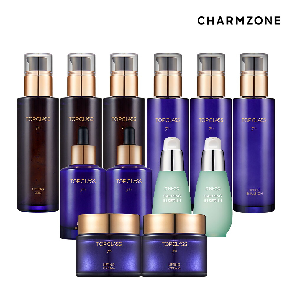 (주)참존 참존 참존 탑클래스 7세대 리프팅 기초세트 12종(스킨3+에멀전3+앰플2+크림2+징코세럼2)