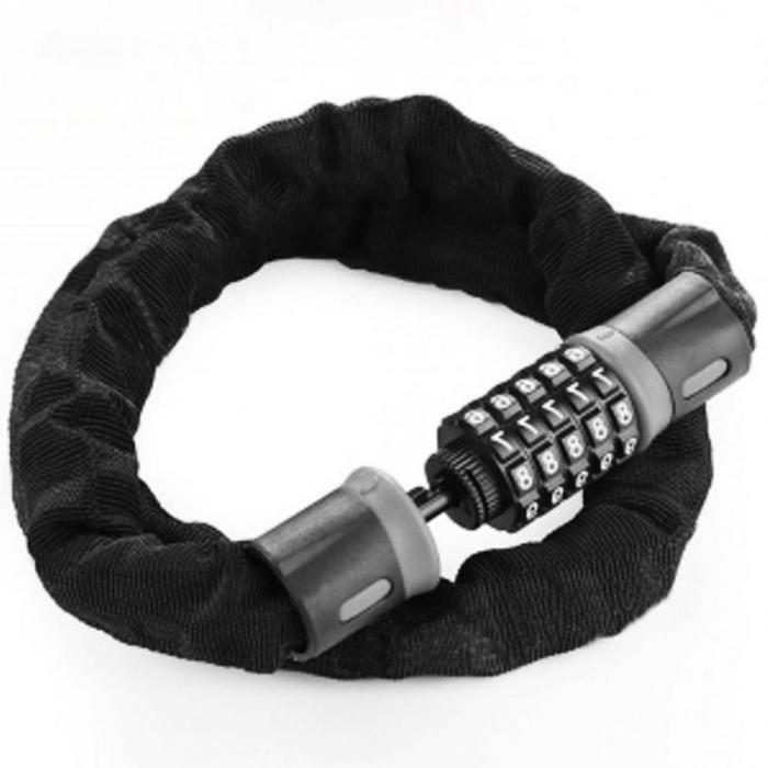 셀러허브잡화 번호키 자물쇠 체인 120cm 자전거 비밀번호