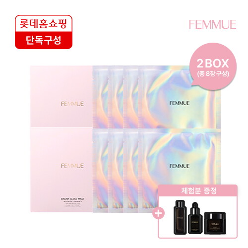 콜마스크 파뮤 [활력광채/정상가 68,000원] 파뮤 드림 글로우 마스크 활력광채 32ml 2박스 (4개입*2)