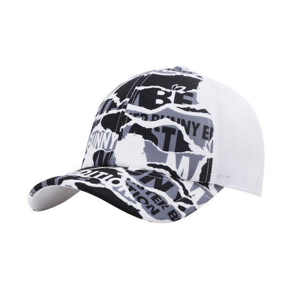 마스터바니 남성 패치워크 패턴 프린팅 볼캡 (411E2CP509)