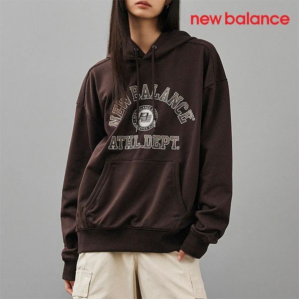 뉴발란스 [하프클럽/뉴발란스]뉴발란스 후드티 /t5- NBN0F41943 85 / UNI 컬리지 클럽 후드티(SEMI OVER FIT)