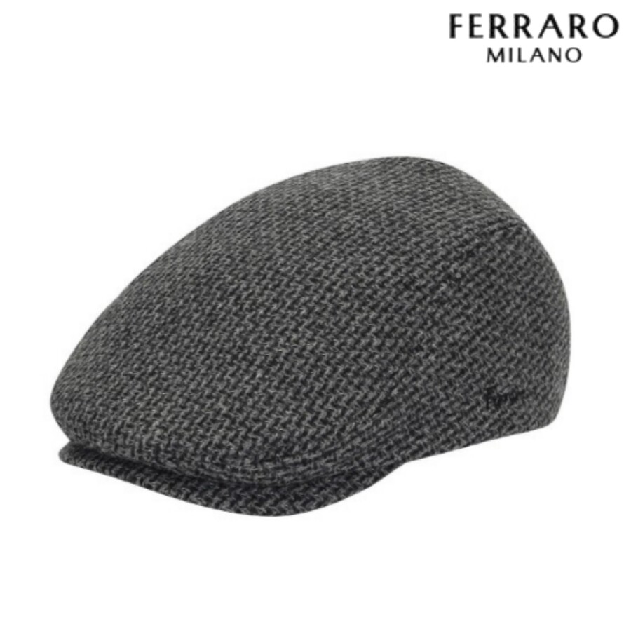 Ferraro Milano [AK분당점] [페라로밀라노] 울혼방 잔조직 헌팅캡 그레이 AMADCP40334