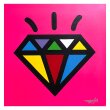 [코마/원화] Pop Diamond pink (45.5 x 45.5)