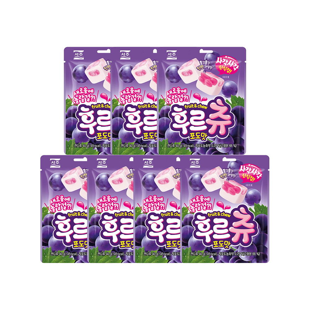 서주 후르츄 젤리 포도맛 40g x7개