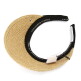 [헬렌카민스키][헬렌카민스키] 비앙카 여성 바이저 HAT50265 NATURAL BLACK LOGO