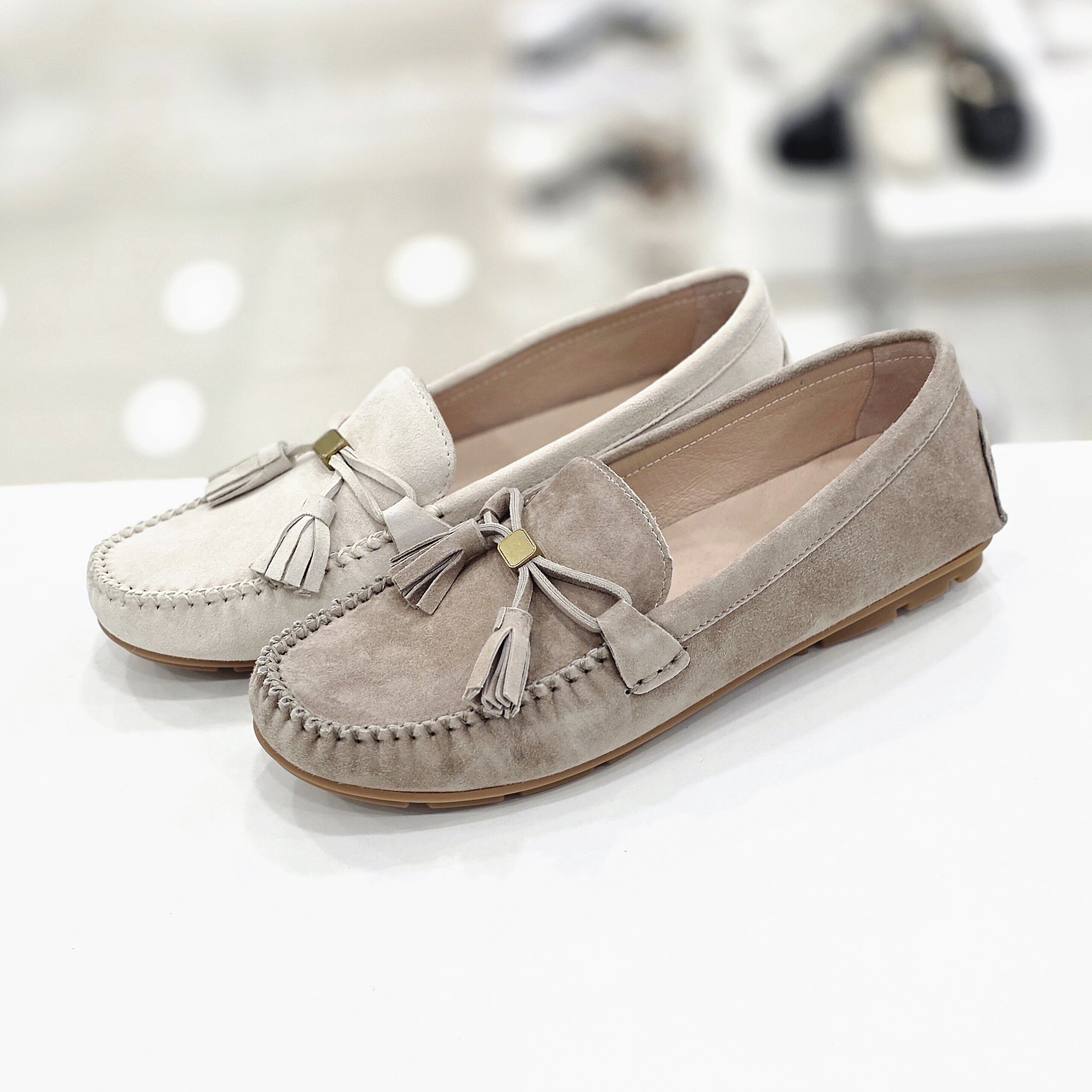 탠디 (패플) [탠디]여성 스웨이드 태슬로퍼 컴포트플랫로퍼 WX26R030TYO2_HDD