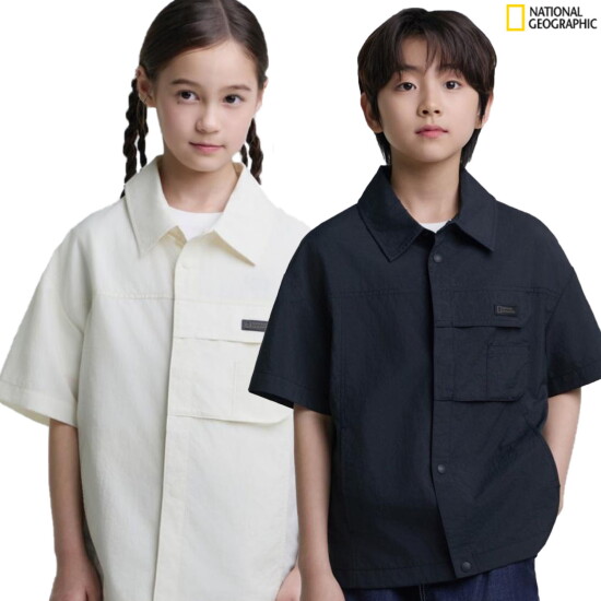 [내셔널지오그래픽키즈(이월(백))]키즈 어드벤처 H/SHIRT  K252USH210