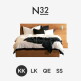 [시몬스]D2178A. N32 폼 스페셜. 킹오브킹 침대