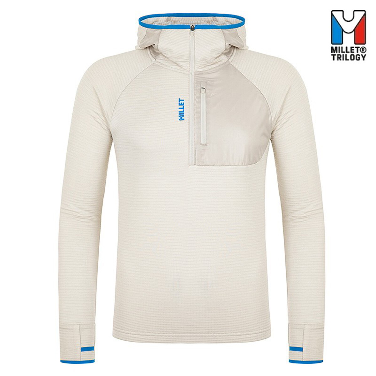 밀레(아웃도어) 남성 FW 트레일 러닝 레귤러핏 디맥스 후드 티셔츠_MRUWT074