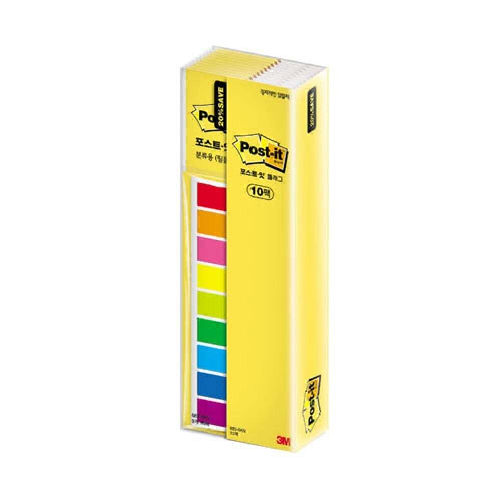 3M 친절한탄씨 TBZ 3M 포스트 잇 플래그 683 9KN 10 알뜰팩 박스 24개입