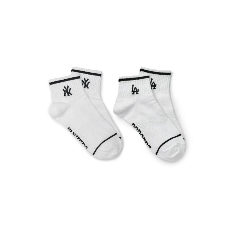 MLB 공용 베이직 발목양말 2족세트 MLB (3ASOS034N-00BKS)