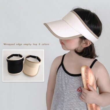 子供マランパステルサンキャップ帽子サンバイザー夏子供幼児子供