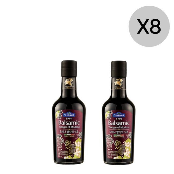셀러허브 식품 폰타나 모데나 발사믹 식초 실버라벨 추천 250ml X16