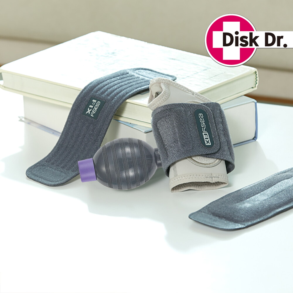 디스크닥터 [본품+서포트밴드] 디스크닥터 EASYFIX 이지픽스 임산부 손목 공기압박 고정지지 도움주는 의료기기