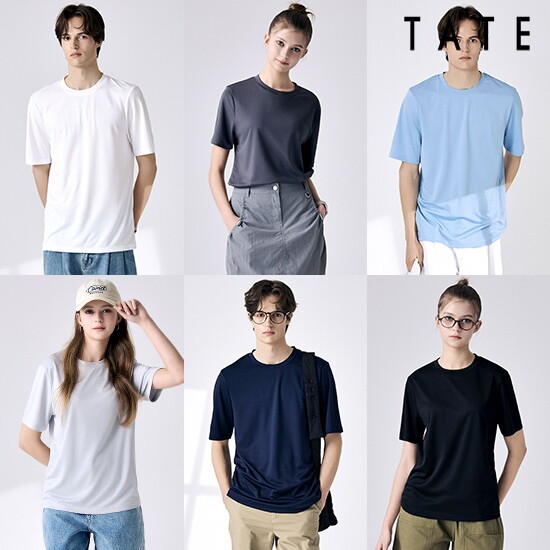 [테이트]TATE 26SS 남녀 에어쿨 냉감티셔츠 6종