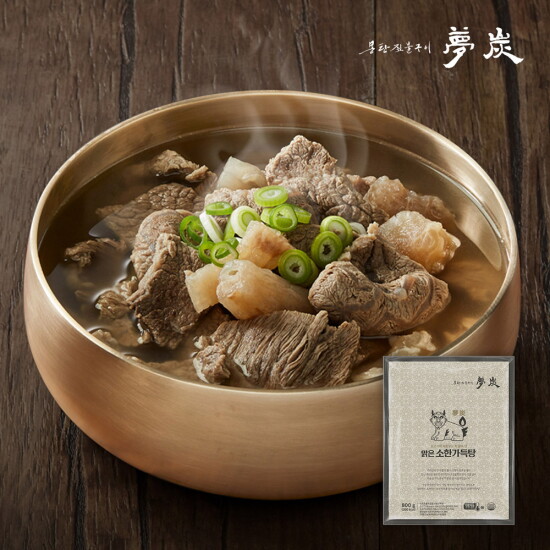 [몽탄]몽탄 소한가득탕 800g 7팩 뼈 없는 갈비탕 삼각지 맛집