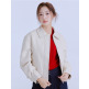 [로엠]블루종 페이크 레더 자켓 RMJKE49R98
