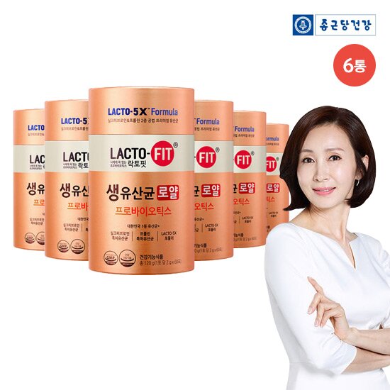 ○[6통] 종근당건강 생유산균 로얄(2,000mg*60포*6통)